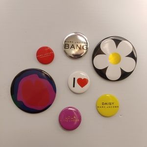 Marc Jacobs Lola Fragrance Button Badge Pins 7"